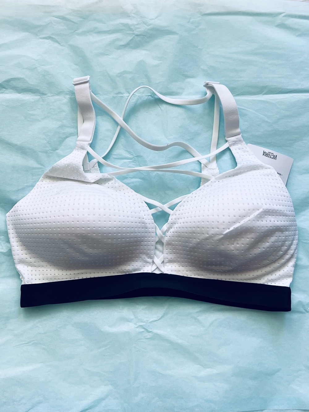 VSX Victoria's Secret White Sport bra 34c